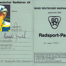Radsport-Pass