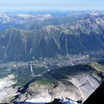 Motiv 1 - Chamonix - Von der Aiguille du Midi