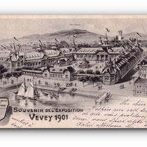 - Souvenir de l'exposition - VEVEY - 31.05.1901 -