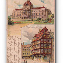 - Kaiserpalast - Altes Haus - STRASSBURG - 08.08.1899 -