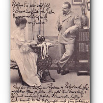 Die Näherin - 08.08.1908 - La couturière - The seamstress
