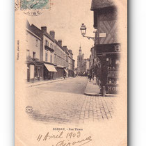 -  Rue Thiers - BERNAY - 04.04.1902 -