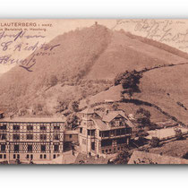 - BAD LAUTERBERG i. Harz - Haus Barhelsruh m. Hausberg - 08.05.1908 -