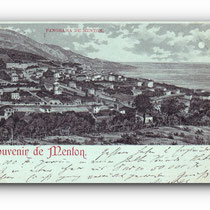 - Panorama de MENTON - 27.02.1898 -