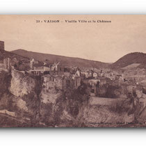- VAISON - Vieille ville et le Château - 13.04.1925 -