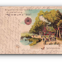 - Allgemeine - Gartenbau - Ausstellung  HAMBURG 1897 - 28.08.1897 -