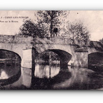 - Le Pont sur la Rivière - CUSSY - LES - FORGES - 08.09.1909 - Département Calvados