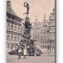 - Statue Brabo - par Jef Lambeau - ANVERS - 06.05.1923 -