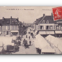- LA LOUPE - Rue de la Gare - 15.03.1908 -