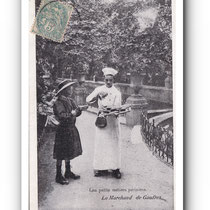 Le marchand de Gaufres - PARIS - 1904 - Der Waffelverkäufer - The wafer seller