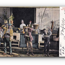 NAPOLI - 18.06.1903 - Die Spaghetti Esser - Les mangeurs de spaghettis - The Spaghetti Eaters