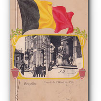- Portail de l'Hôtel de Ville - BRUXELLES - 08.09.1903 -