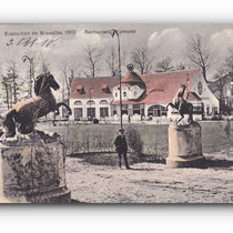 - Restaurant Allemand - Exposition de BRUXELLES - 09.10.1910 -
