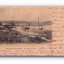 BONNIÈRES - SUR - SEINE - La Seine et le Port - 21.09.1902