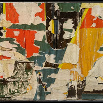 J. Sansepa, décollage, 13,9 x 20,2 cm, 2020