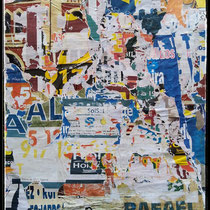 Rafael, décollage, 64,2 x 56,2 cm, 2020