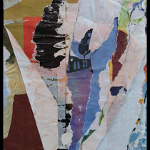 Strahl I, décollage, 20,9 x 14,8 cm, 2019