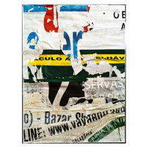 Culo Bazar, décollage, 18,9 x 14,2 cm, 2020