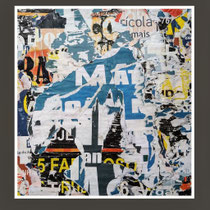 rícola, décollage, 33,5 x 31,1 cm, 2020