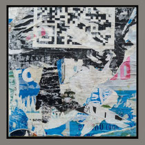 QR, décollage, 29,4 x 29,1 cm, 2020