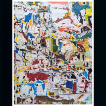 Achso, décollage, 69 x 52,5 cm, 2020