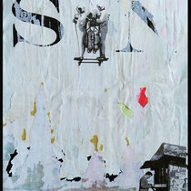 Haben Sie Angst vorm Fliegen?, décollage, 34,9 x 25,0 cm, 2020