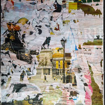 Molu, décollage, 67 x 54 cm, 2020