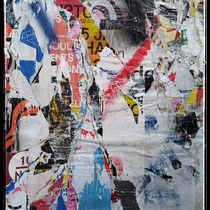 TRO, décollage, 63,3 x 45,2 cm, 2020