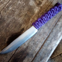 Zant'Art - Dragon  Couteau avec manche en corde réalisé par un stagiaire