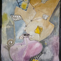 1991, o.T., 100 x 140, Acryl, in Privatbesitz Bonn