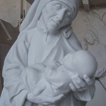 Mère Teresa de Calcutta - Marbre de Carrare - USA