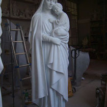 Madonne - Marbre de Carrare - USA