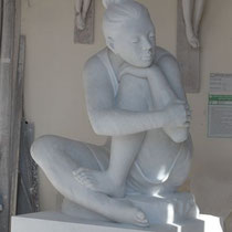 Réalisation d'une sculpture pour Maria Gamuldi - Marbre de Carrare - USA