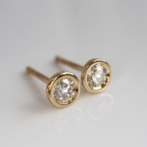 Brillantohrstecker 750 Gold