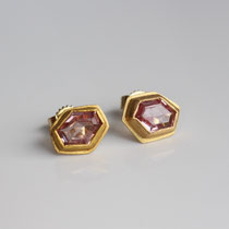 Spinell Ohrstecker 900 Gold