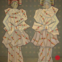 michou hutter, "doppelrolle", 2019, 145 x 115 cm, oil on cotton – erlas galerie