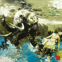 inna artemova, "mary's dream", 2025, 155 x 195 cm, oil on canvas – erlas galerie