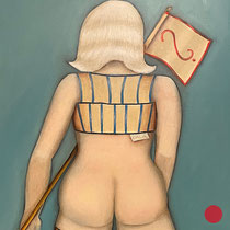 michou hutter, "emilie", 2023, 54 x 45 cm, oil on canvas – erlas galerie