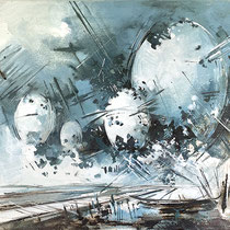 inna artemova, "utopia 4801", 2021, 50 x 70 cm, oil on canvas – erlas galerie