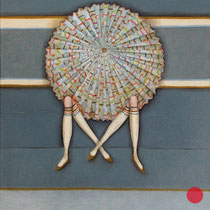 michou hutter, "salon", 2019, 57 x 41 cm, oil on cotton – erlas galerie