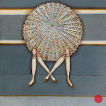 michou hutter, "salon", 2019, 57 x 41 cm, oil on cotton – erlas galerie