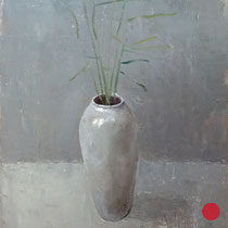 roger schindler, "blaue vase", 2016, 56 x 35 cm, oil on canvas – erlas galerie