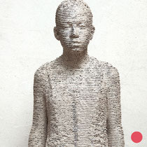 bruno walpoth, "nadia, 2017, no. 5/6, 71 x 50 x 36 cm, carton/chalk ground – erlas galerie