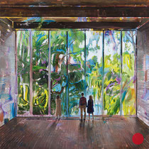 dénesh ghyczy, "stage of life", 2021, 160 x 160 cm, oil & acrylic on canvas – erlas galerie