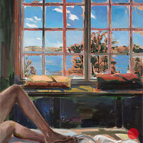dénesh ghyczy, "legs", 2020, 70 x 55 cm, oil and acrylic on canvas – erlas galerie