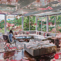 dénesh ghyczy, "white room", 2023, 170 x 200 cm, oil & acrylic on canvas – erlas galerie