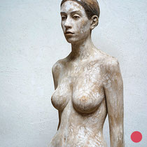 bruno walpoth, "lena", 2020, 79 x 39 x 28 cm, elm tree – erlas galerie