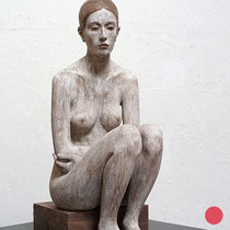 bruno walpoth, "weiterziehen", edition no. 1/6,  2022, 48 x 20 x 28  cm, walnut – erlas galerie