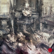 alessandro papetti, "variazioni sul thema", 2016, 205 x 130 cm, oil on canvas – erlas galerie