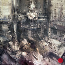 alessandro papetti, "variazioni sul thema", 2016, 205 x 130 cm, oil on canvas – erlas galerie